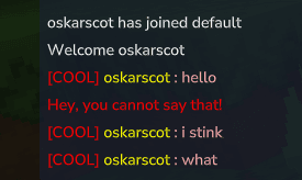 chat format example