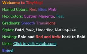 chat format example